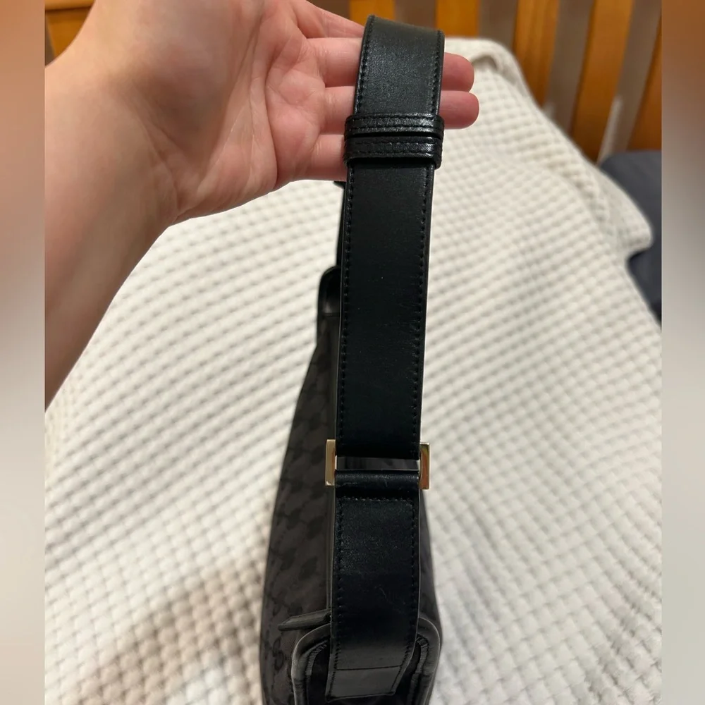 Gucci black monogram shoulder bag - Picture 8 of 10